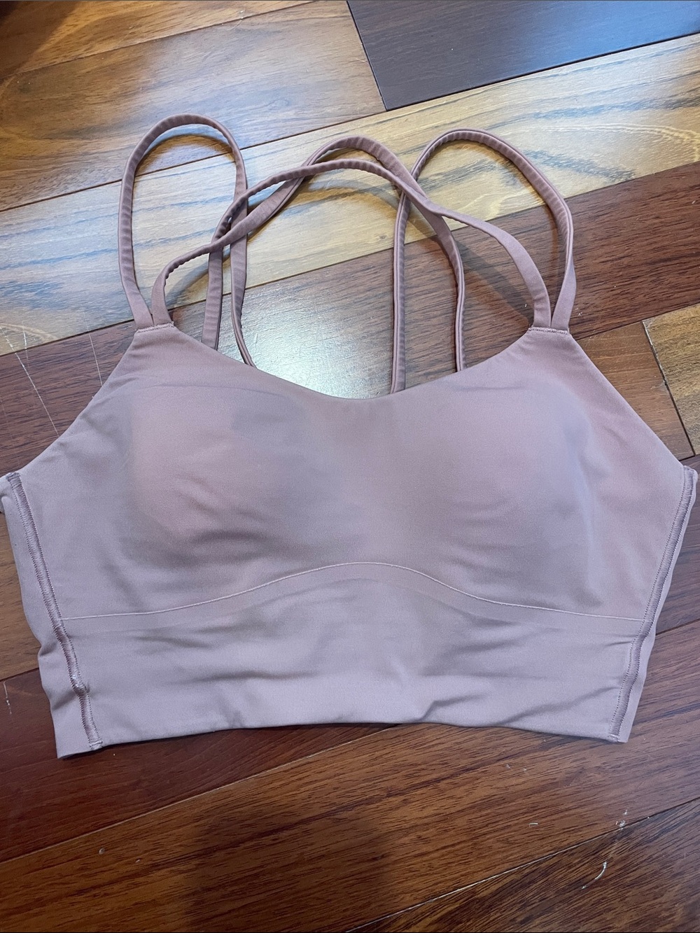 Lululemon like a cloud longline light support bra b/c cup size 8